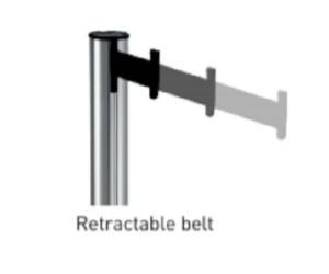 43292 Retractable Post With Rope Kits