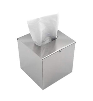 STAINLESS SQUARE TISSUE BOX HOLDER